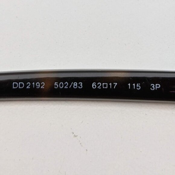 🕶️Frame Only | Dolce&Gabbana DD2192 502/83 Sunglasses 62/17 115 /KAB614🕶️ - Picture 3 of 6